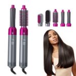 5 In 1 Electric Hot Air Brush Hair Dryer