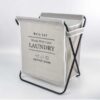 Steel Frame Collapsible Laundry Hamper Wash Day Laundry Basket